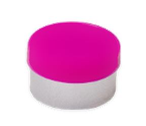 Magenta 13mm flip-off vial cap
