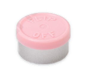 Gloss Pink 13mm flip-off vial cap