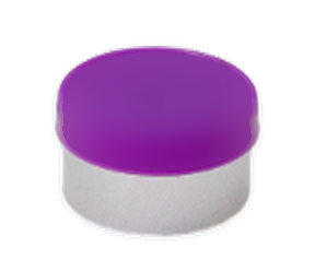 Purple 13mm flip-off vial cap